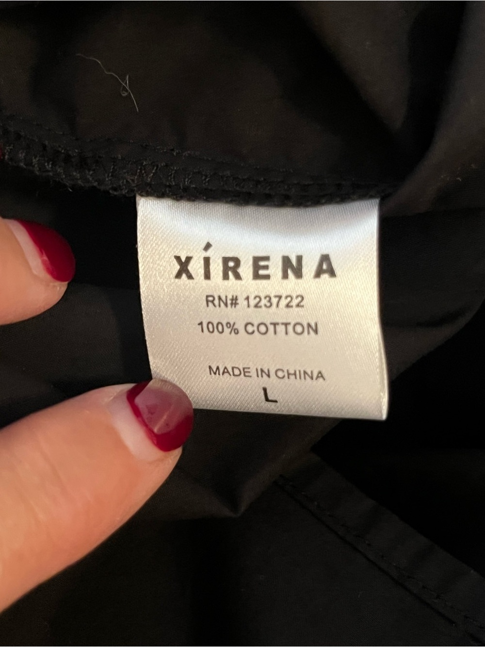 Xírena Saskia One Shoulder Tie Black Cotton Mini Dress L NWT - Picture 13 of 14